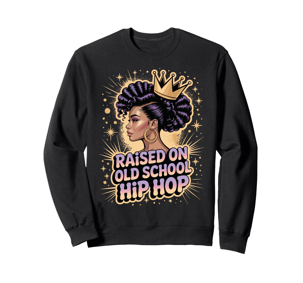 Old School Hip Hop 90S Music Rap Sweatshirt - Minimalist Print for Adults - T-Shirt, Sweatshirt, Hoodie