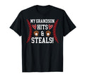 My Grandson Baseball Nana Baseball T-Shirt - Casual Everyday Wear Unisex - T-Shirt, Sweatshirt, Hoodie