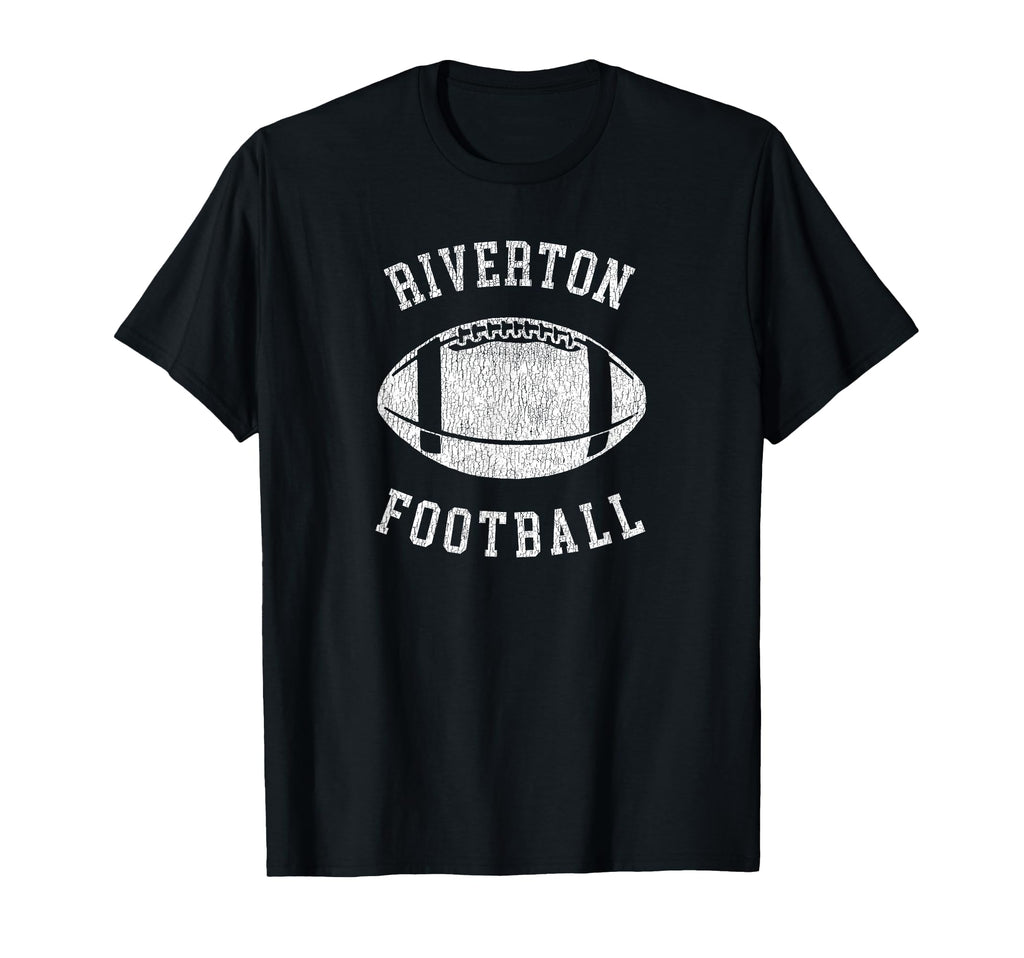 Riverton Football Distressed 80S Throwback T-Shirt - Graphic Print Unisex - T-Shirt, Sweatshirt, Hoodie