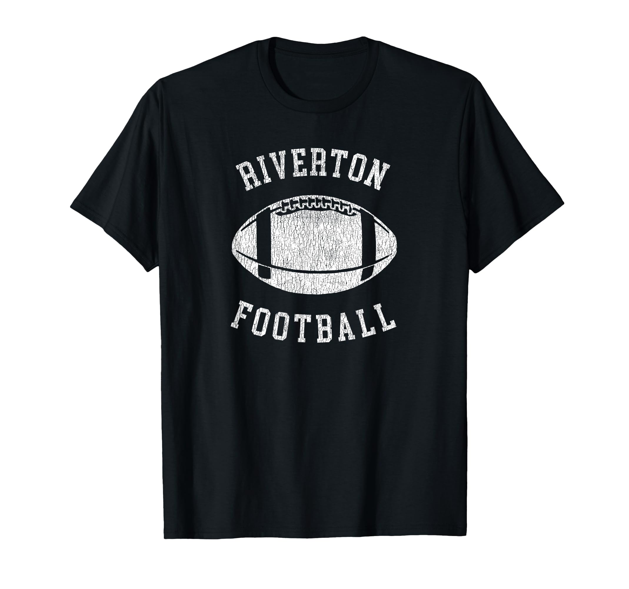 Riverton Football Distressed 80S Throwback T-Shirt - Graphic Print Unisex - T-Shirt, Sweatshirt, Hoodie