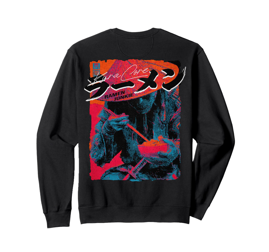 Ramen Back Japanese Streetwear Sweatshirt - Aesthetic Graphic for Adults - T-Shirt, Sweatshirt, Hoodie
