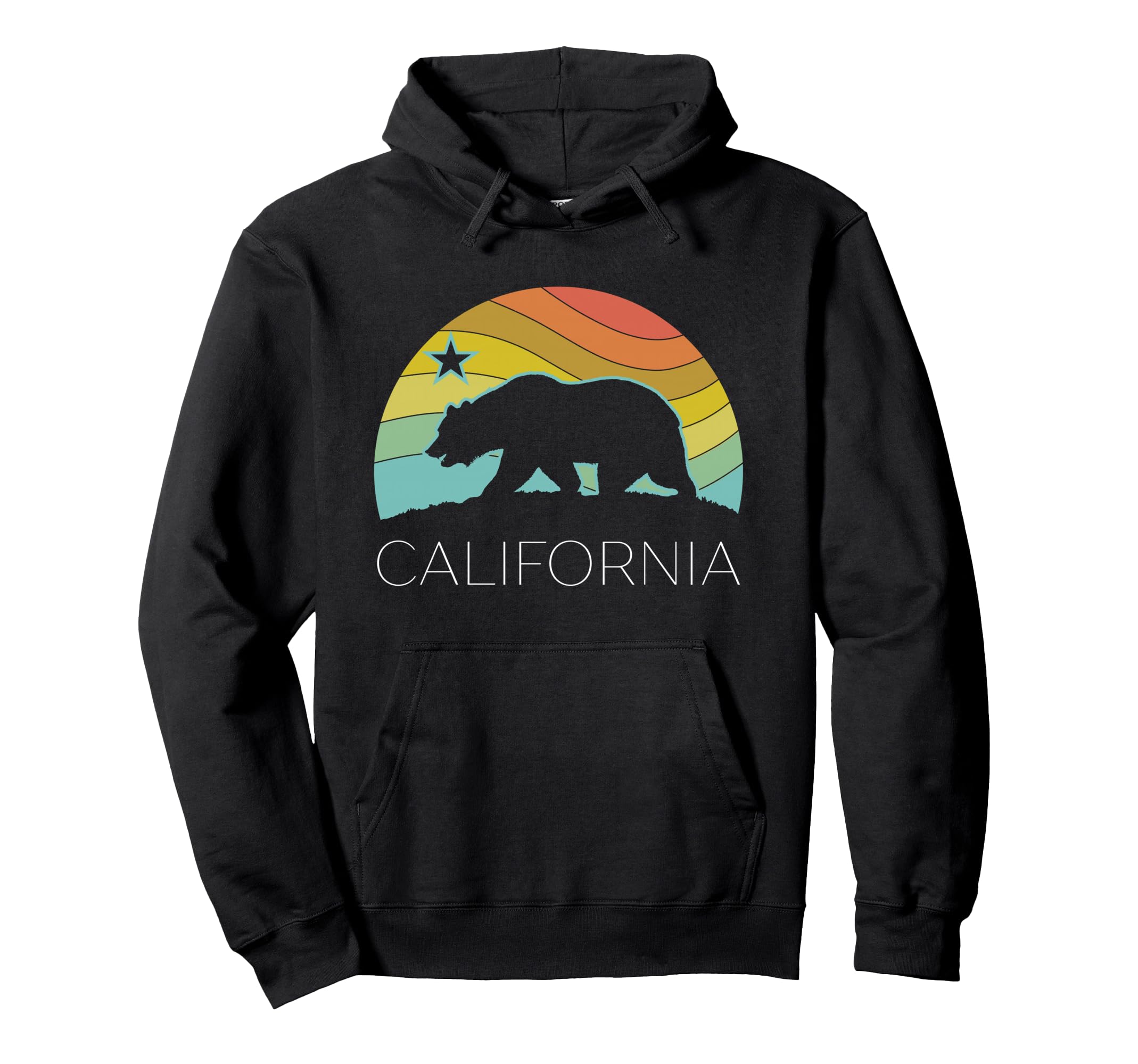 California Surf Beach Cali 80S Norcal Hoodie - Fun Novelty Design Unisex - T-Shirt, Sweatshirt, Hoodie