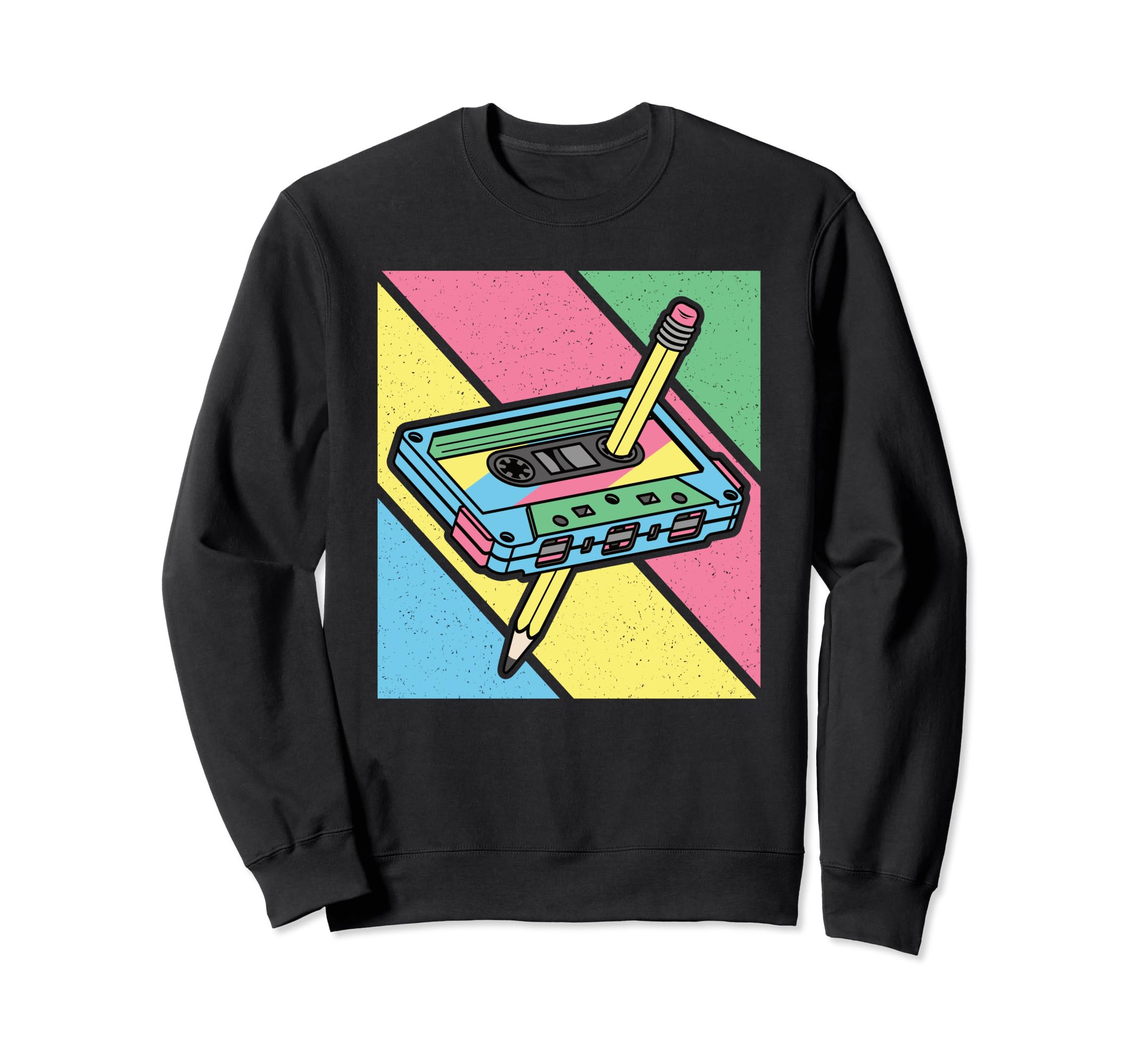 80S 90S Cassette Tape 1980S 1990S Sweatshirt - Trendy Graphic Men Women - T-Shirt, Sweatshirt, Hoodie