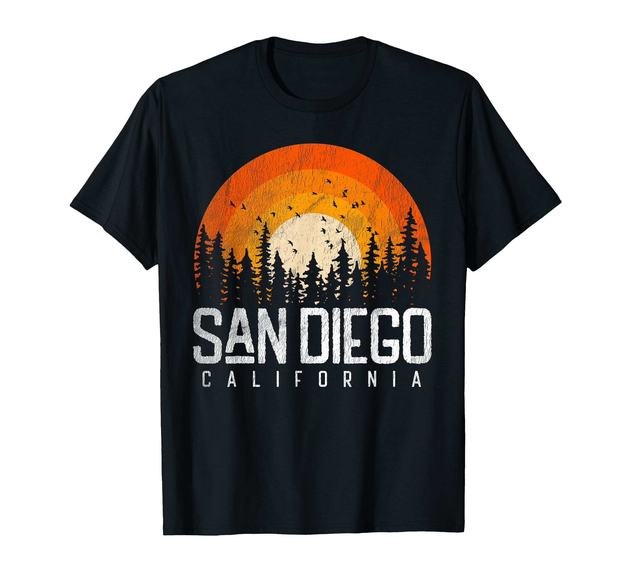 San Diego 70S 80S T-Shirt - Minimalist Print Unisex - T-Shirt, Sweatshirt, Hoodie