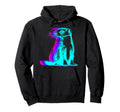Ferret Pet Vaporwave Hoodie - Fun Novelty Design Men Women - T-Shirt, Sweatshirt, Hoodie