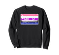 80S 90S Cassette Tape Genderfluid Sweatshirt - Minimalist Print Men Women - T-Shirt, Sweatshirt, Hoodie