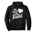 My Heart Is That Field Baseball Hoodie - Aesthetic Graphic for Adults - T-Shirt, Sweatshirt, Hoodie