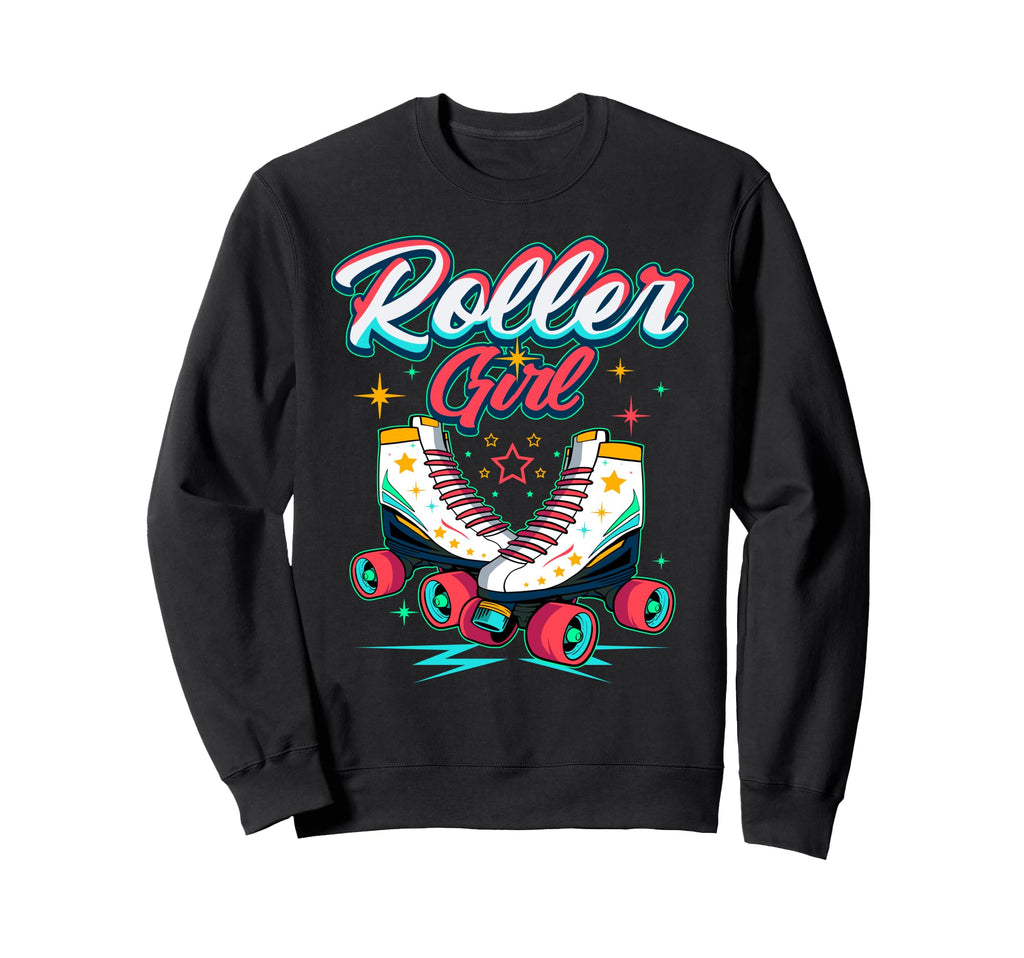 Roller Skating 70S 80S Roller Skate Sweatshirt - Streetwear Style Unisex - T-Shirt, Sweatshirt, Hoodie