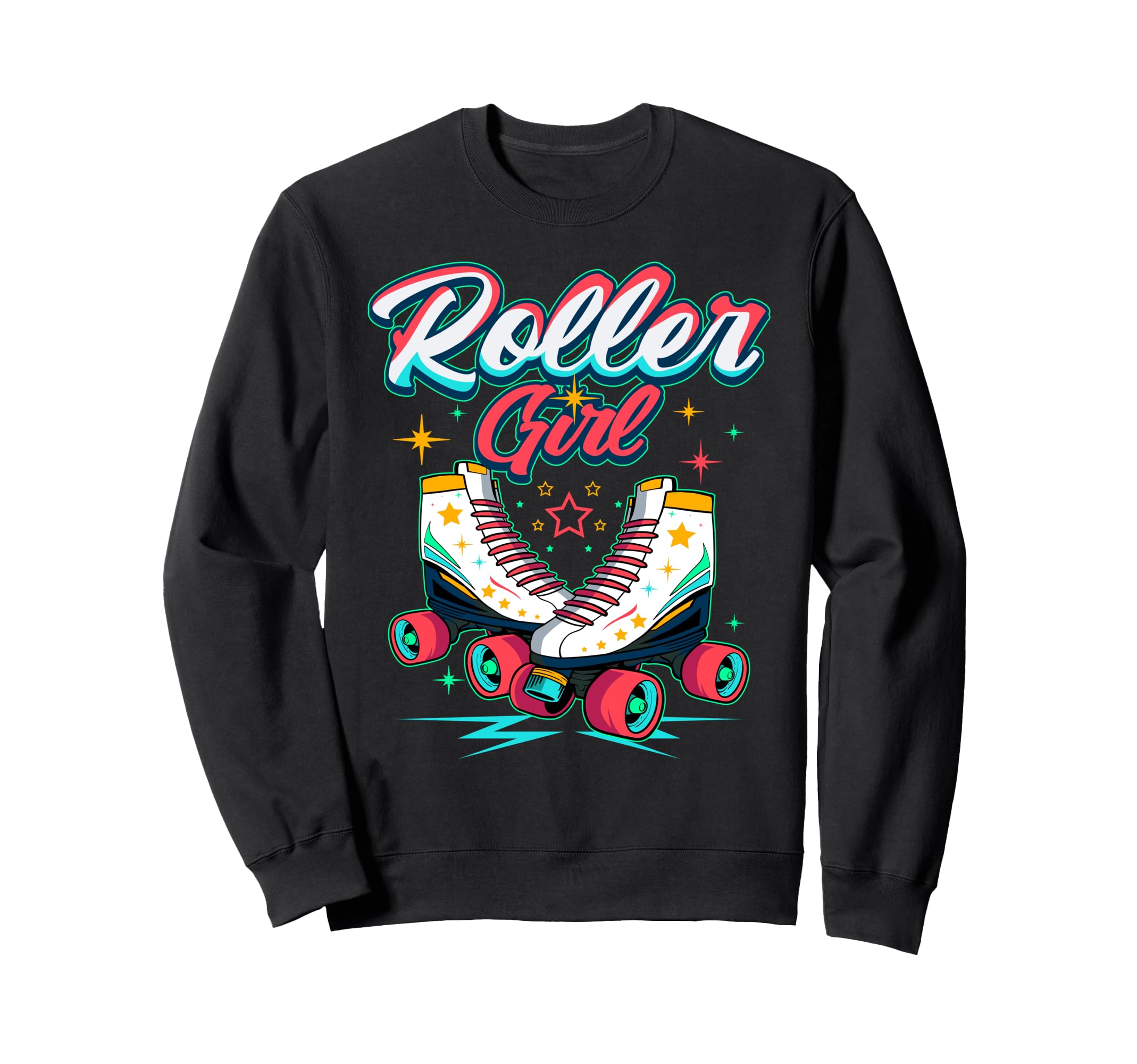 Roller Skating 70S 80S Roller Skate Sweatshirt - Streetwear Style Unisex - T-Shirt, Sweatshirt, Hoodie