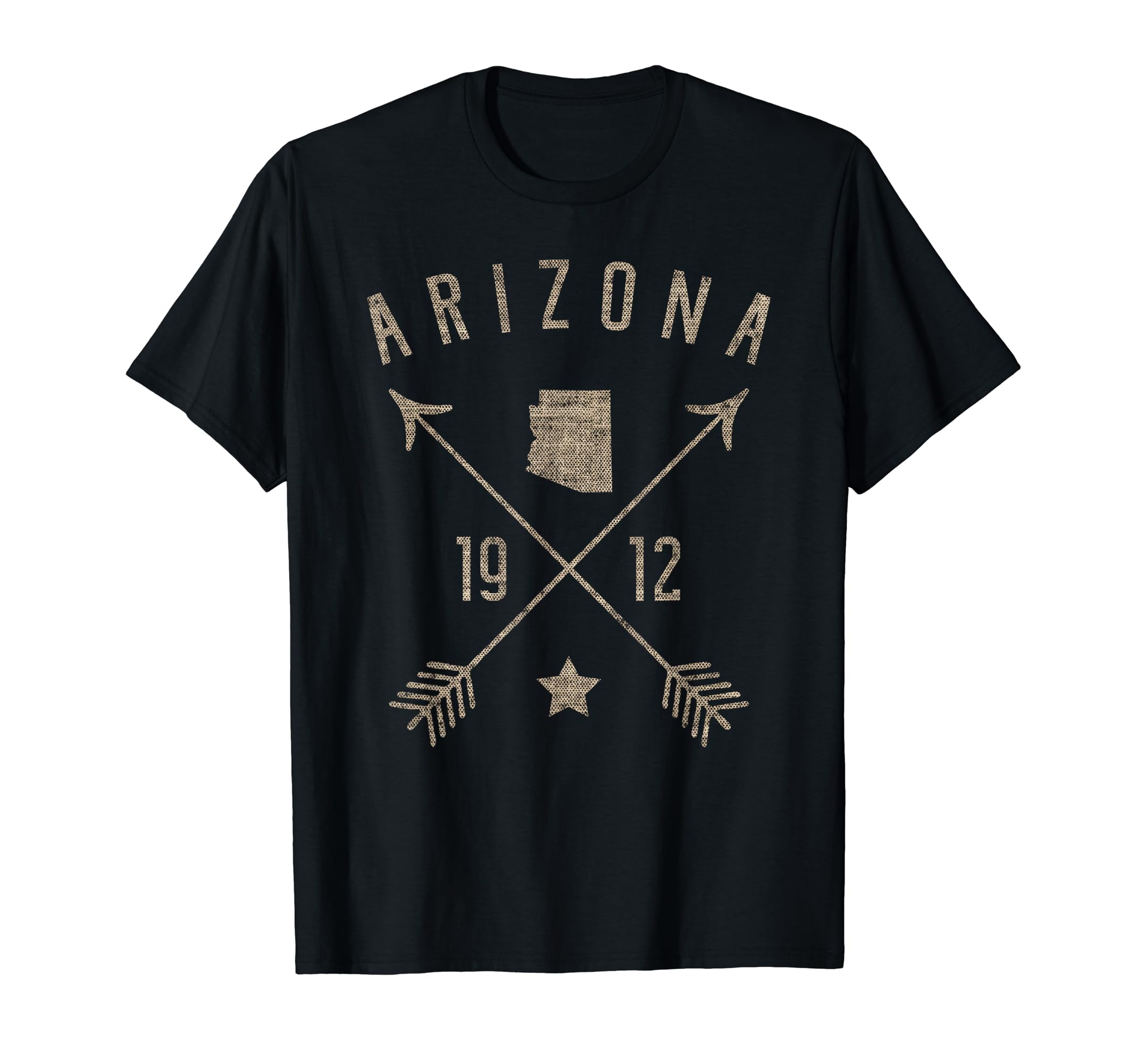 Arizona Distressed Home State T-Shirt - Casual Everyday Wear for Adults - T-Shirt, Sweatshirt, Hoodie