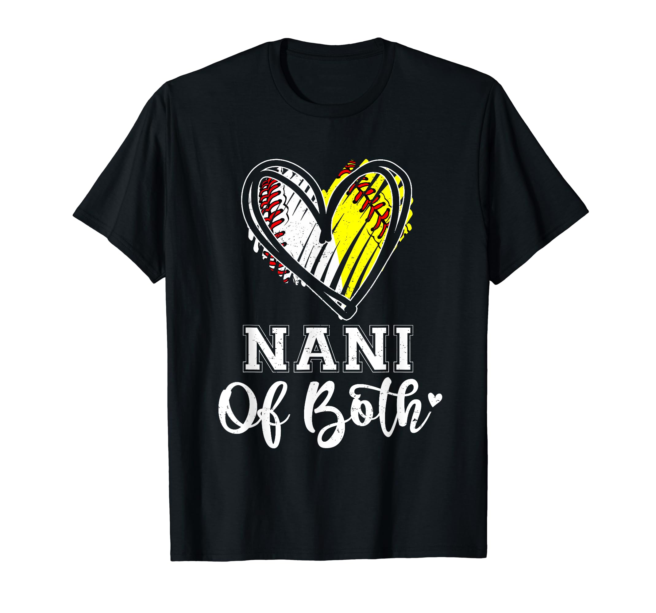 Nani Both Baseball Softball Grandma T-Shirt - Custom Art Print Men Women - T-Shirt, Sweatshirt, Hoodie