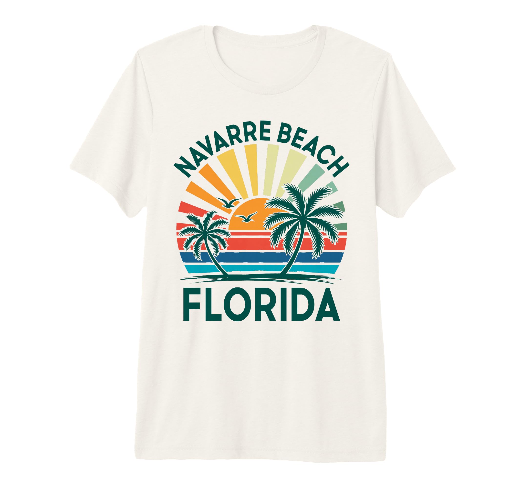 Navarre Beach Florida Vacation Sunset Tri T-Shirt - Novelty Apparel Unisex - T-Shirt, Sweatshirt, Hoodie