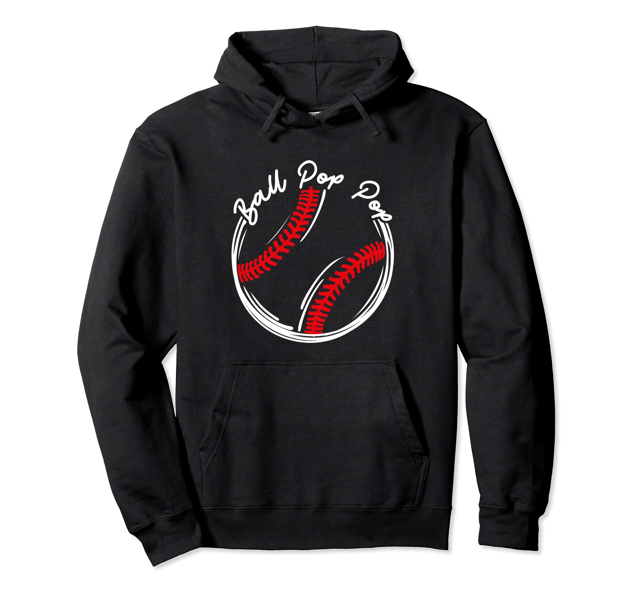 Funny Family Fathers Day Baseball Pop Hoodie - Custom Art Print for Adults - T-Shirt, Sweatshirt, Hoodie