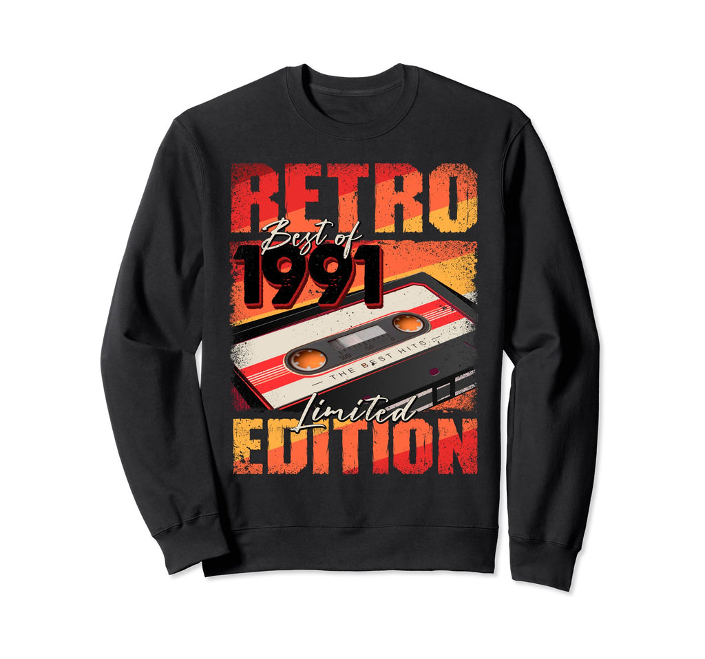 1991 Best 1991 Cassette Tape 31St Sweatshirt - Aesthetic Graphic Men Women - T-Shirt, Sweatshirt, Hoodie