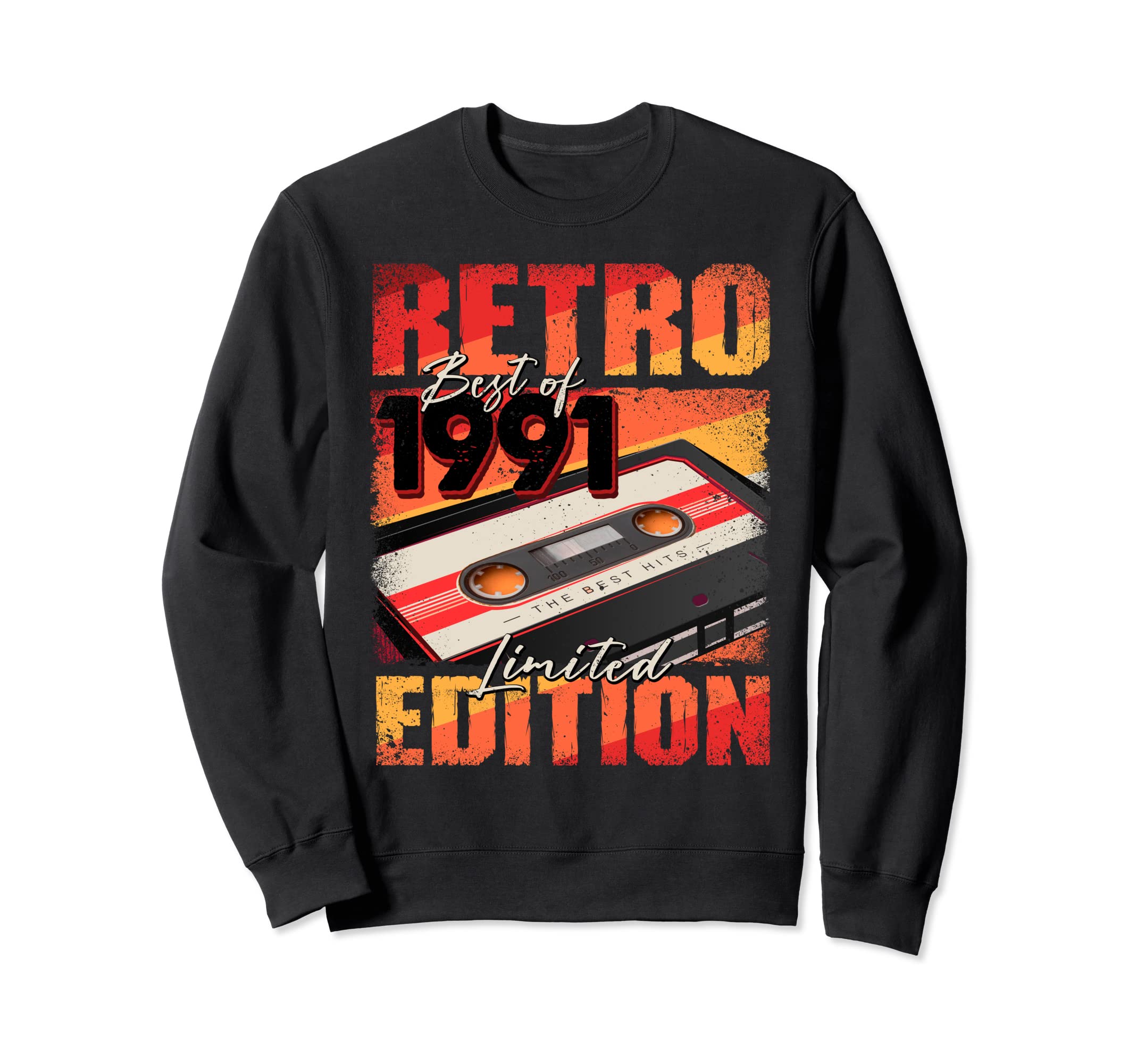 1991 Best 1991 Cassette Tape 31St Sweatshirt - Aesthetic Graphic Men Women - T-Shirt, Sweatshirt, Hoodie