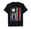 Baseball Papa Baseball Player Us T-Shirt - Casual Everyday Wear Men Women - T-Shirt, Sweatshirt, Hoodie