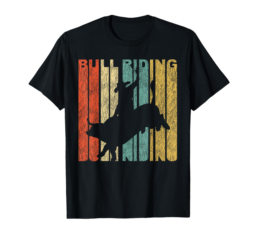 Bull Riding Distressed Bull Rider T-Shirt - Streetwear Style for Adults - T-Shirt, Sweatshirt, Hoodie