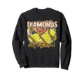 Diamonds Are Best Friend Baseball Sweatshirt - Streetwear Style Men Women - T-Shirt, Sweatshirt, Hoodie