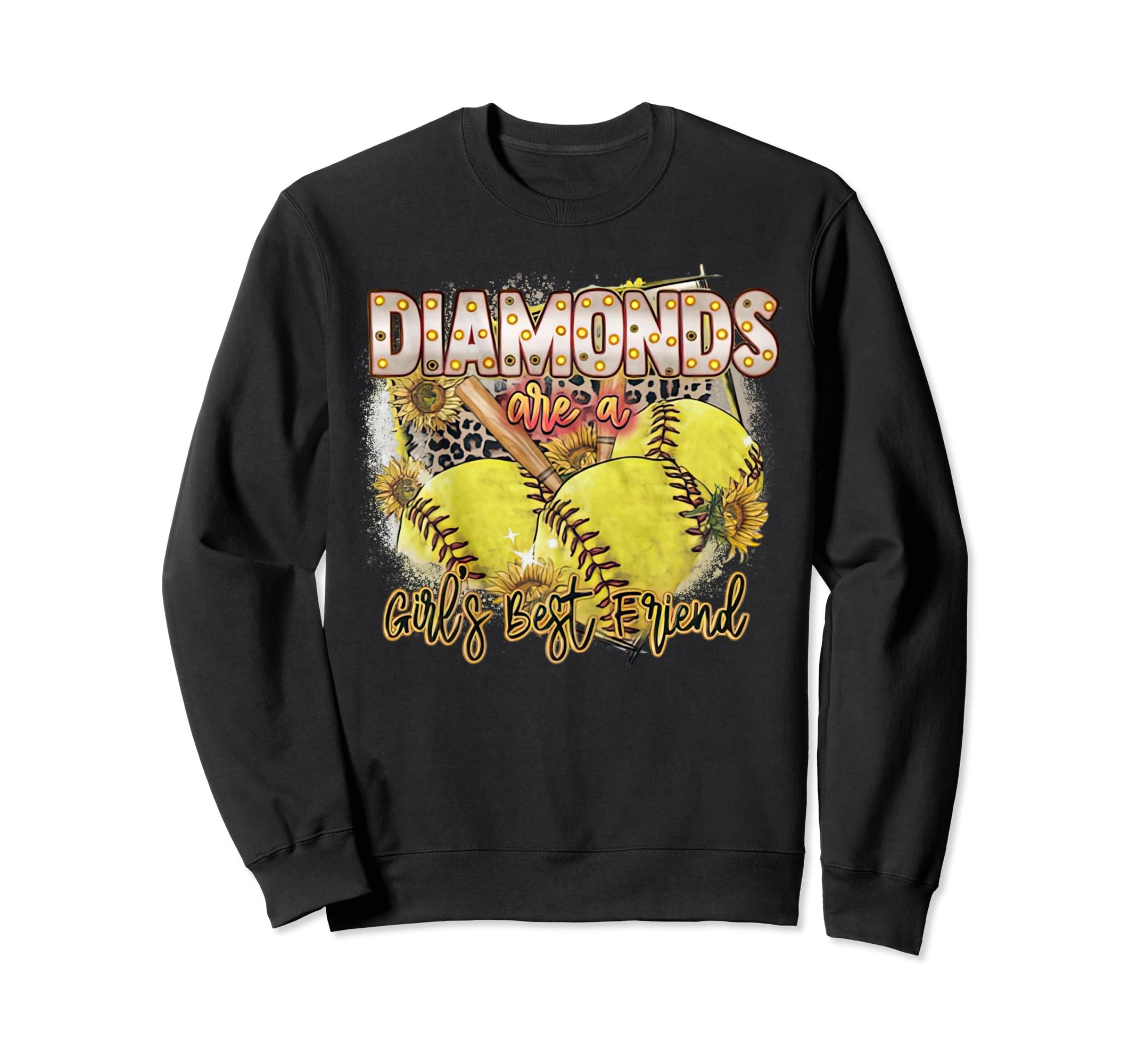 Diamonds Are Best Friend Baseball Sweatshirt - Streetwear Style Men Women - T-Shirt, Sweatshirt, Hoodie
