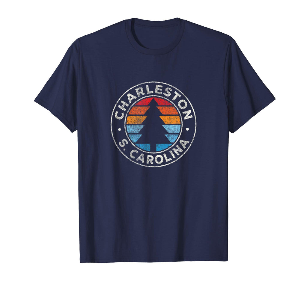 Charleston South Carolina Sc 70S T-Shirt - Aesthetic Graphic for Adults - T-Shirt, Sweatshirt, Hoodie