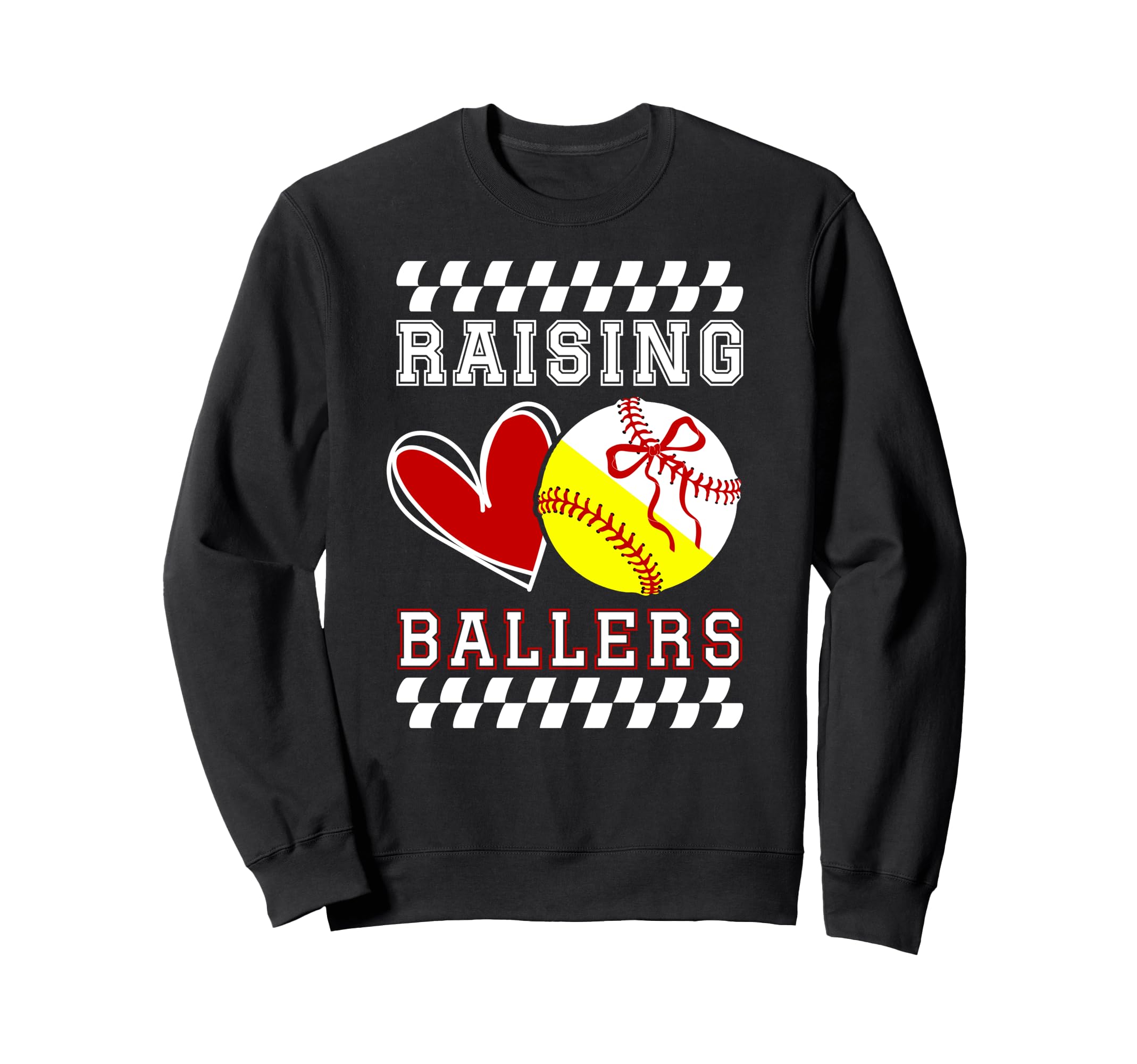 Raising Ballers Proud Baseball Sweatshirt - Trendy Graphic Men Women - T-Shirt, Sweatshirt, Hoodie