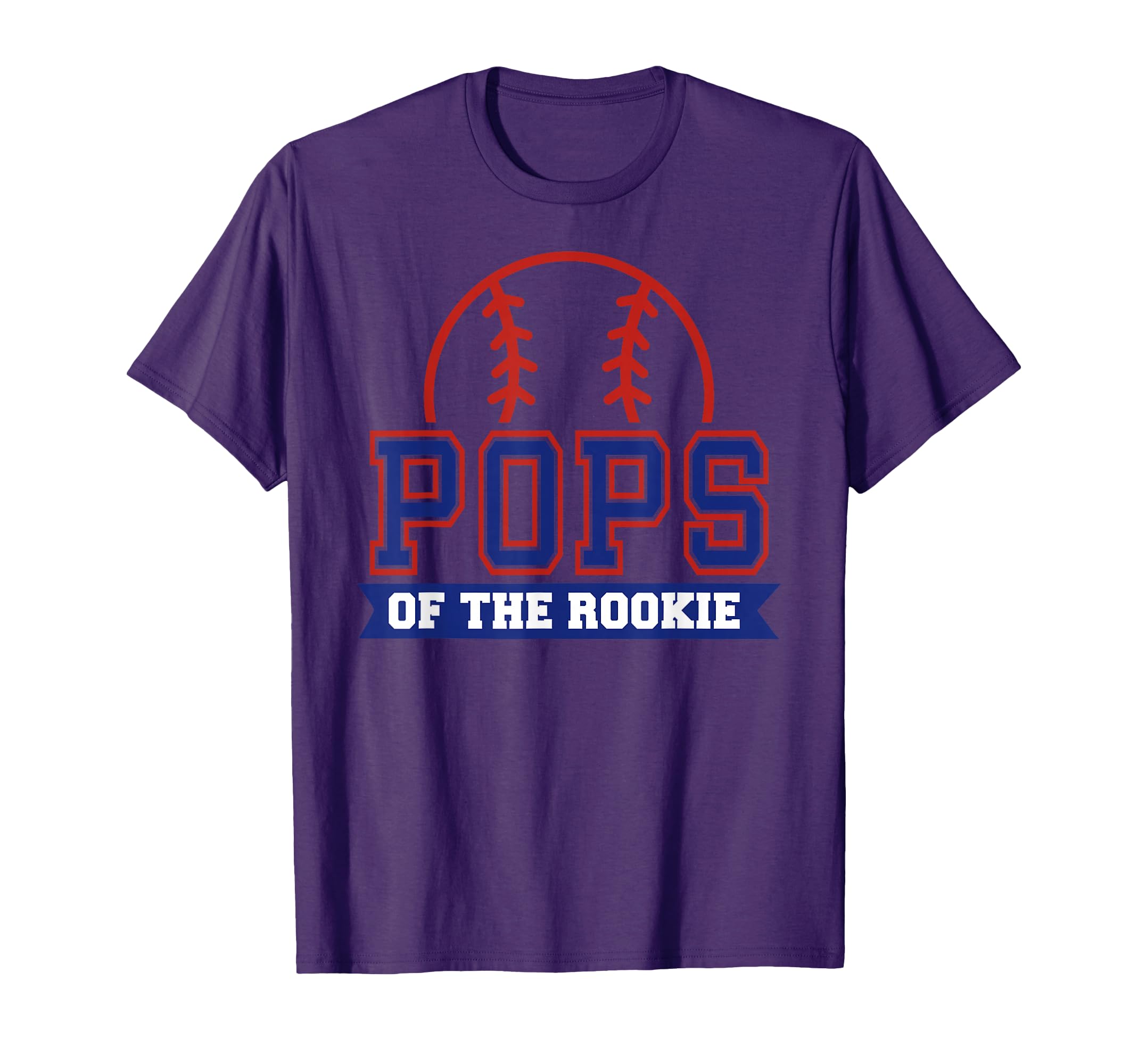 Pops Rookie 1St Birthday Baseball T-Shirt - Minimalist Print Men Women - T-Shirt, Sweatshirt, Hoodie
