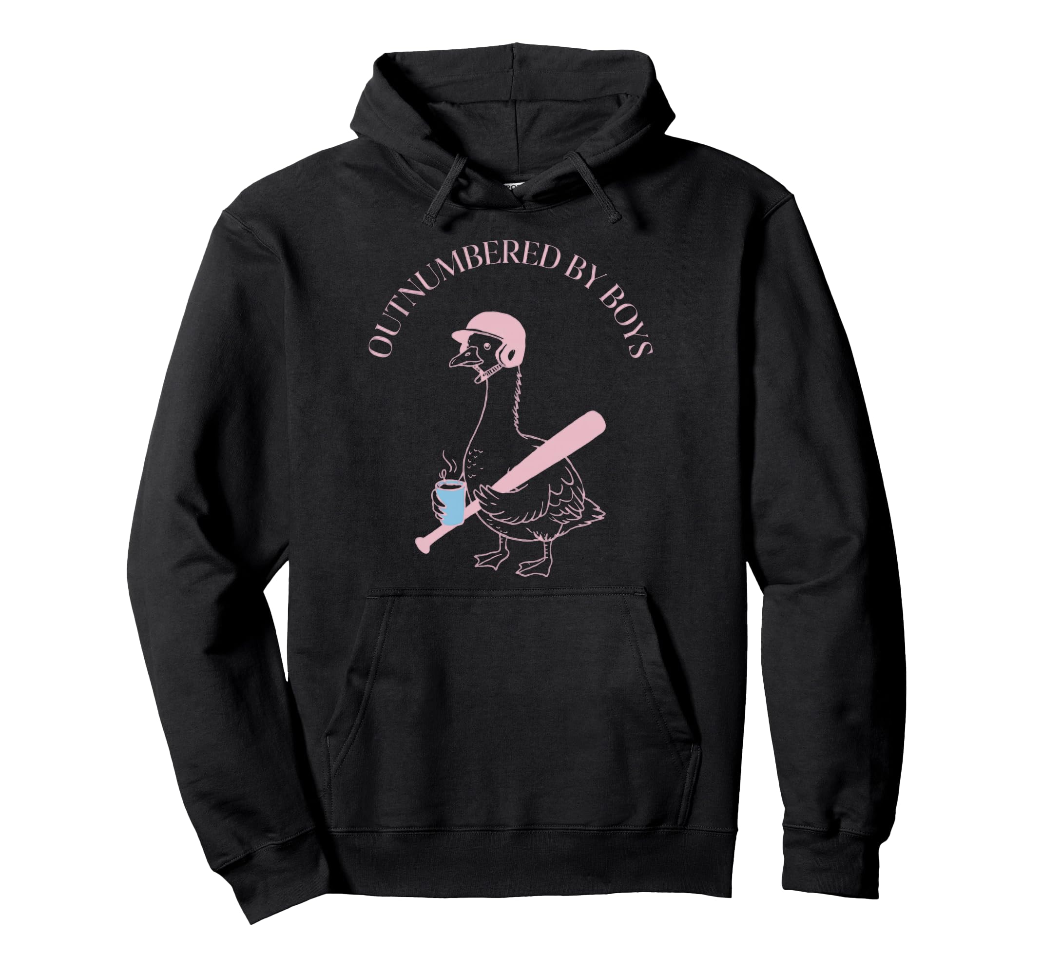 Mom Goose Mothers Day Outnumbered Hoodie - Trendy Graphic Men Women - T-Shirt, Sweatshirt, Hoodie
