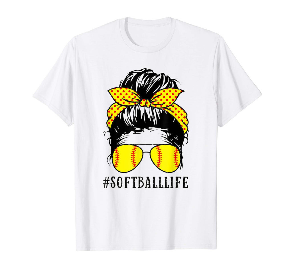 Mom Life Softball Baseball Mom Mothers Day T-Shirt - Trendy Graphic Unisex - T-Shirt, Sweatshirt, Hoodie