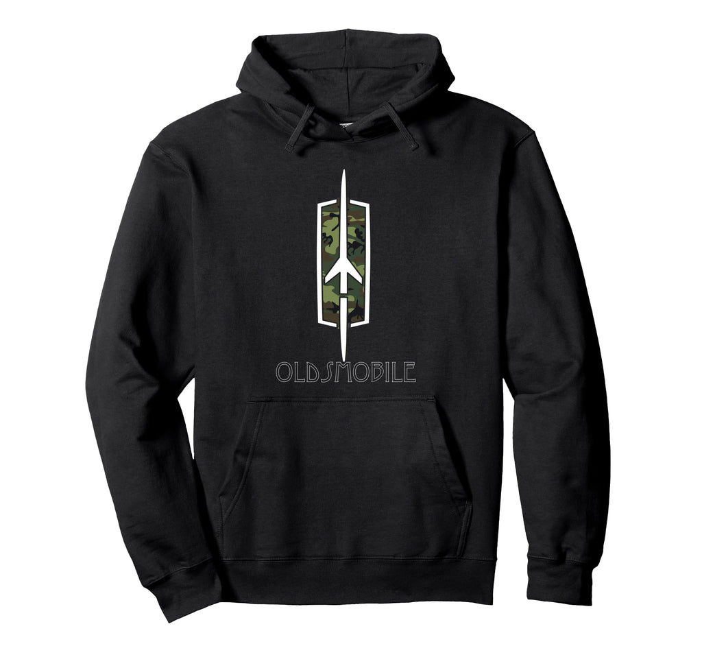 Car Show Oldsmobile Camouflage Rocket Hoodie - Custom Art Print for Adults - T-Shirt, Sweatshirt, Hoodie
