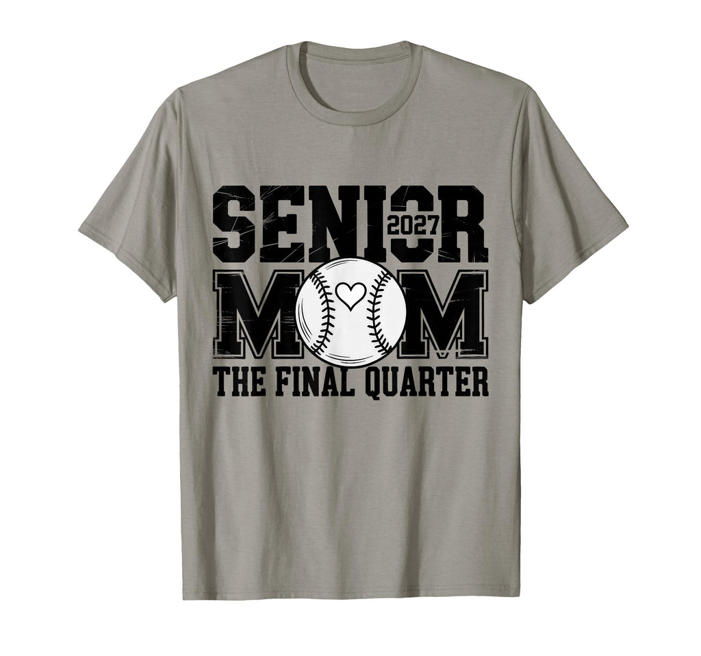 Senior Baseball Mom Baseball Mama T-Shirt - Fun Novelty Design for Adults - T-Shirt, Sweatshirt, Hoodie