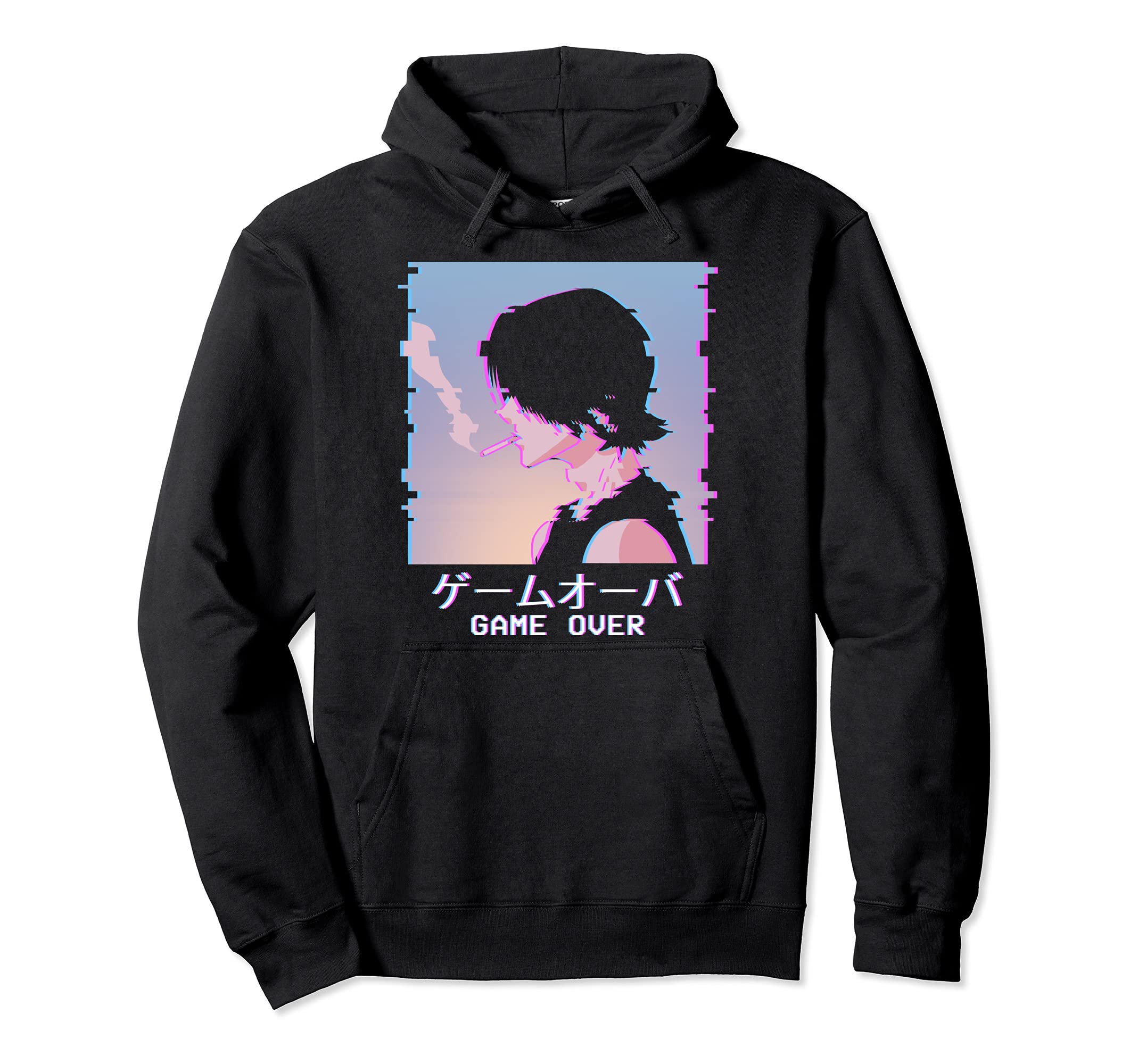 Japanese Vaporwave Aesthetic Anime Lofi Hoodie - Streetwear Style Unisex - T-Shirt, Sweatshirt, Hoodie