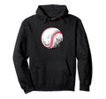 Baseball Player Ball Sports Fans Hoodie - Fun Novelty Design for Adults - T-Shirt, Sweatshirt, Hoodie