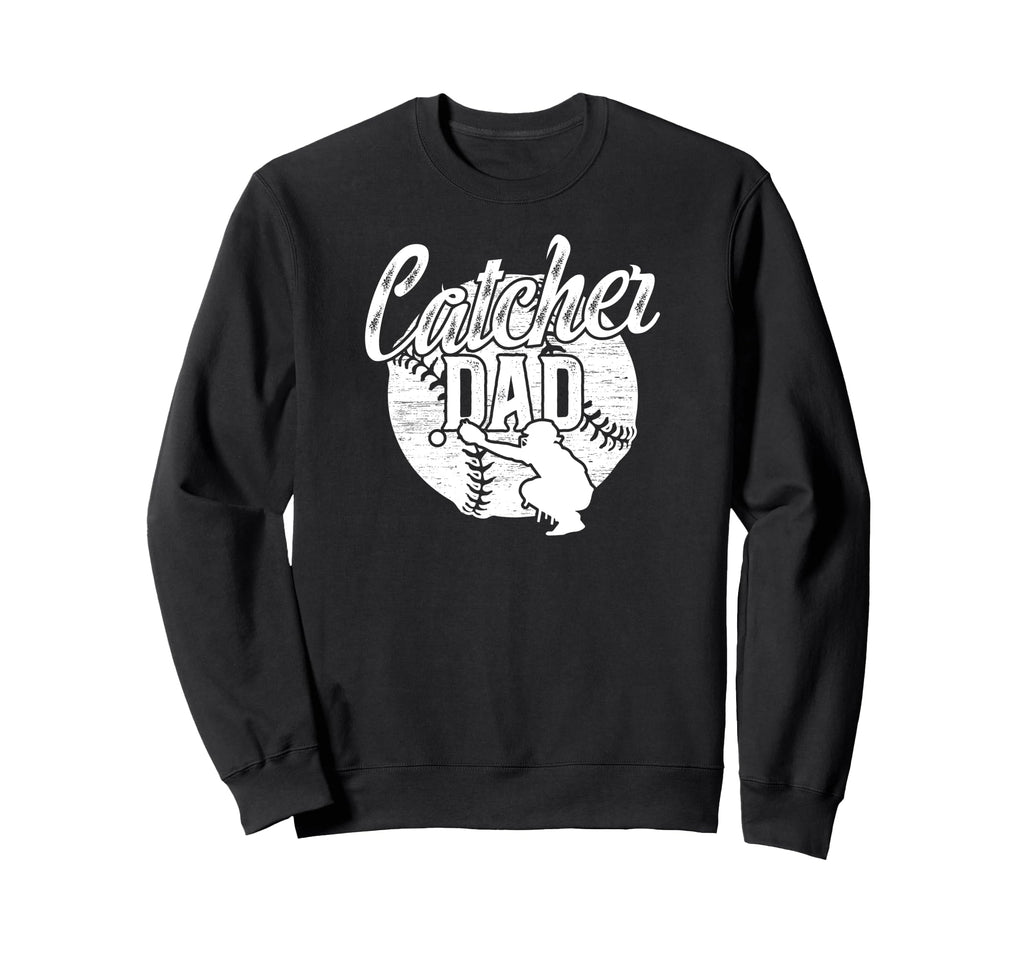 Baseball Catcher Dad Proud Baseball Sweatshirt - Custom Art Print Unisex - T-Shirt, Sweatshirt, Hoodie