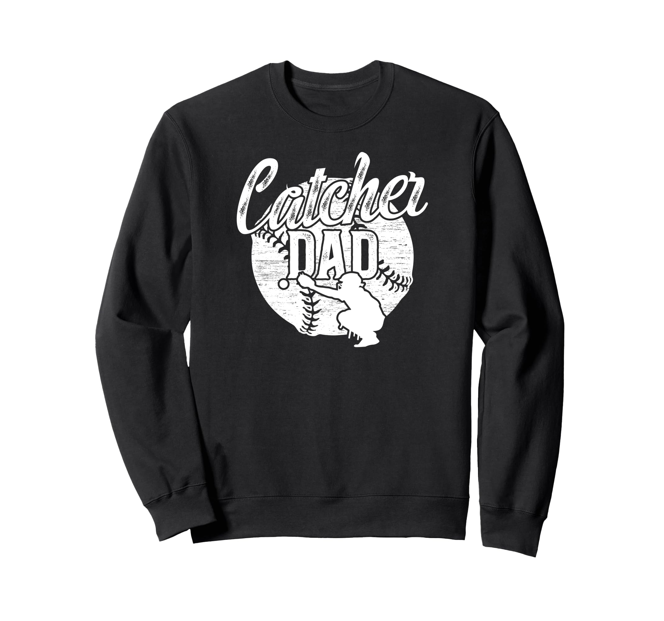 Baseball Catcher Dad Proud Baseball Sweatshirt - Custom Art Print Unisex - T-Shirt, Sweatshirt, Hoodie