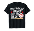 Baseball Sister Baseball Player T-Shirt - Aesthetic Graphic for Adults - T-Shirt, Sweatshirt, Hoodie