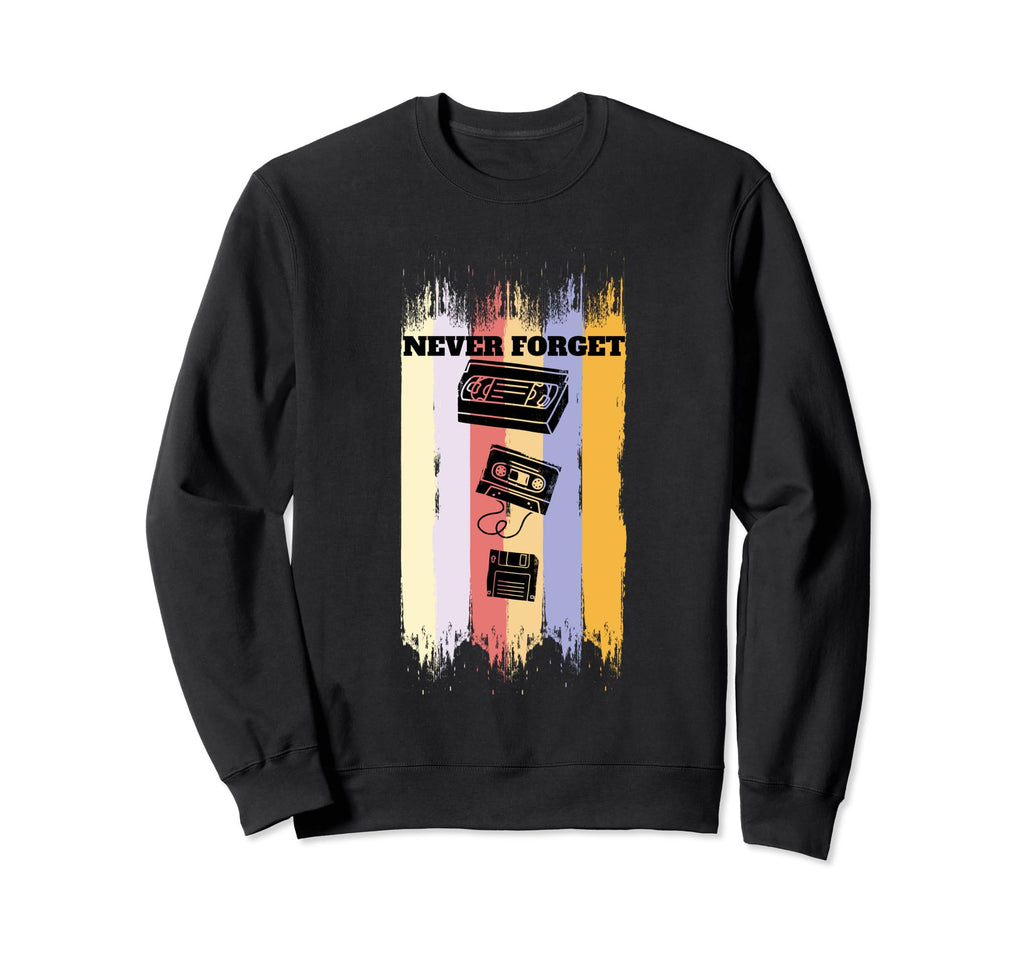 Cassette Tape Sweatshirt - Casual Everyday Wear Men Women - T-Shirt, Sweatshirt, Hoodie