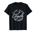 Baseball Coach Myth Legend Teacher T-Shirt - Fun Novelty Design Men Women - T-Shirt, Sweatshirt, Hoodie