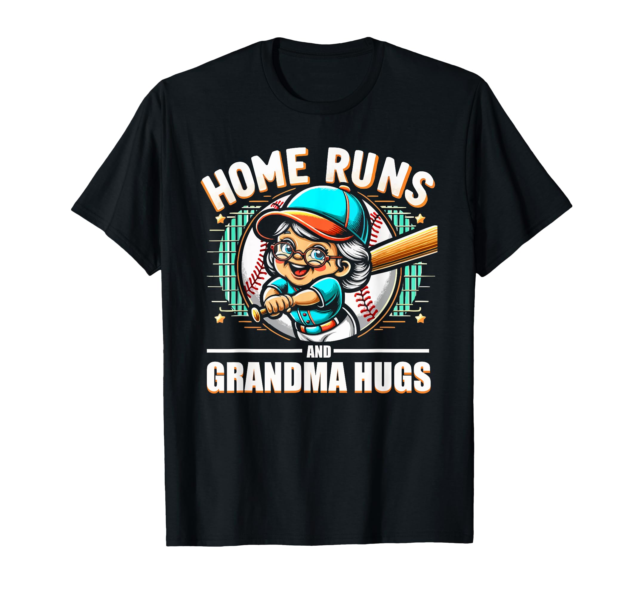Baseball Grandma Grandmother Granny T-Shirt - Minimalist Print Men Women - T-Shirt, Sweatshirt, Hoodie