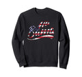 Alabama State American Flag Sweatshirt - Novelty Apparel Men Women - T-Shirt, Sweatshirt, Hoodie