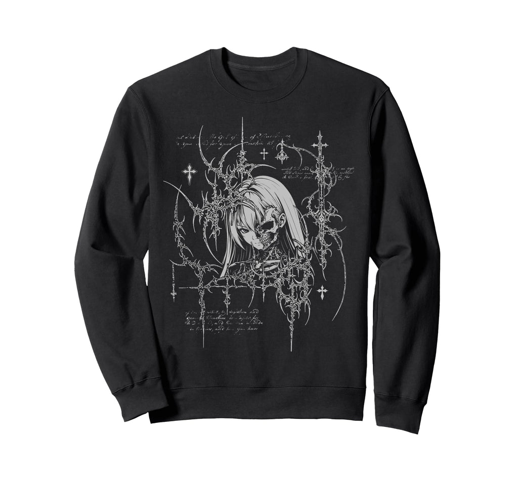 Y2K Grunge Anime Goth Alt Sweatshirt - Casual Everyday Wear Unisex - T-Shirt, Sweatshirt, Hoodie