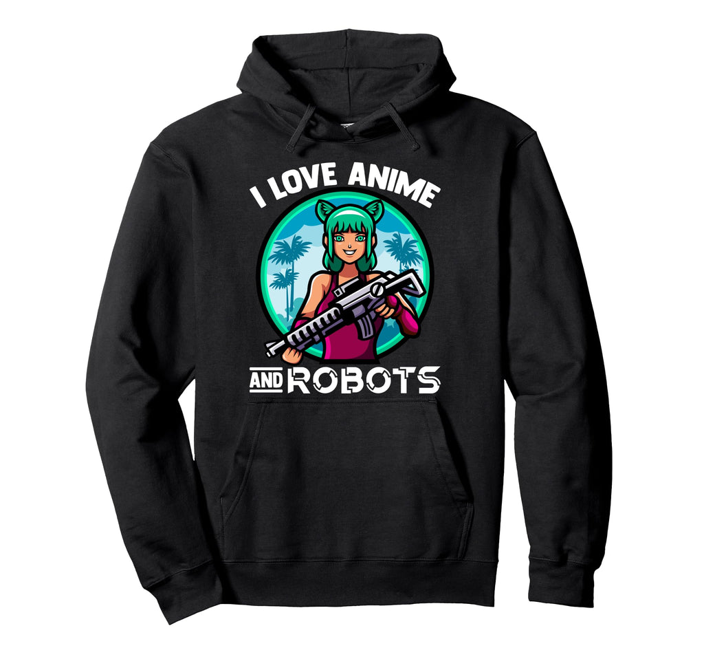 Kawaii Otaku I Love Anime And Hoodie - Fun Novelty Design for Adults - T-Shirt, Sweatshirt, Hoodie