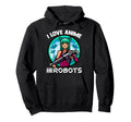Kawaii Otaku I Love Anime And Hoodie - Fun Novelty Design for Adults - T-Shirt, Sweatshirt, Hoodie