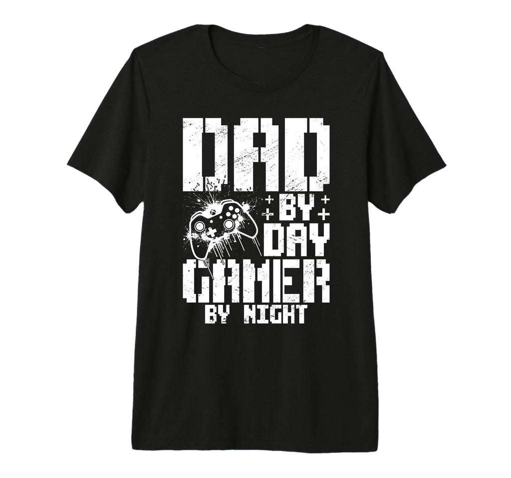 Dad Day Gamer Night Fun Tri Blend T-Shirt - Graphic Print Unisex - T-Shirt, Sweatshirt, Hoodie