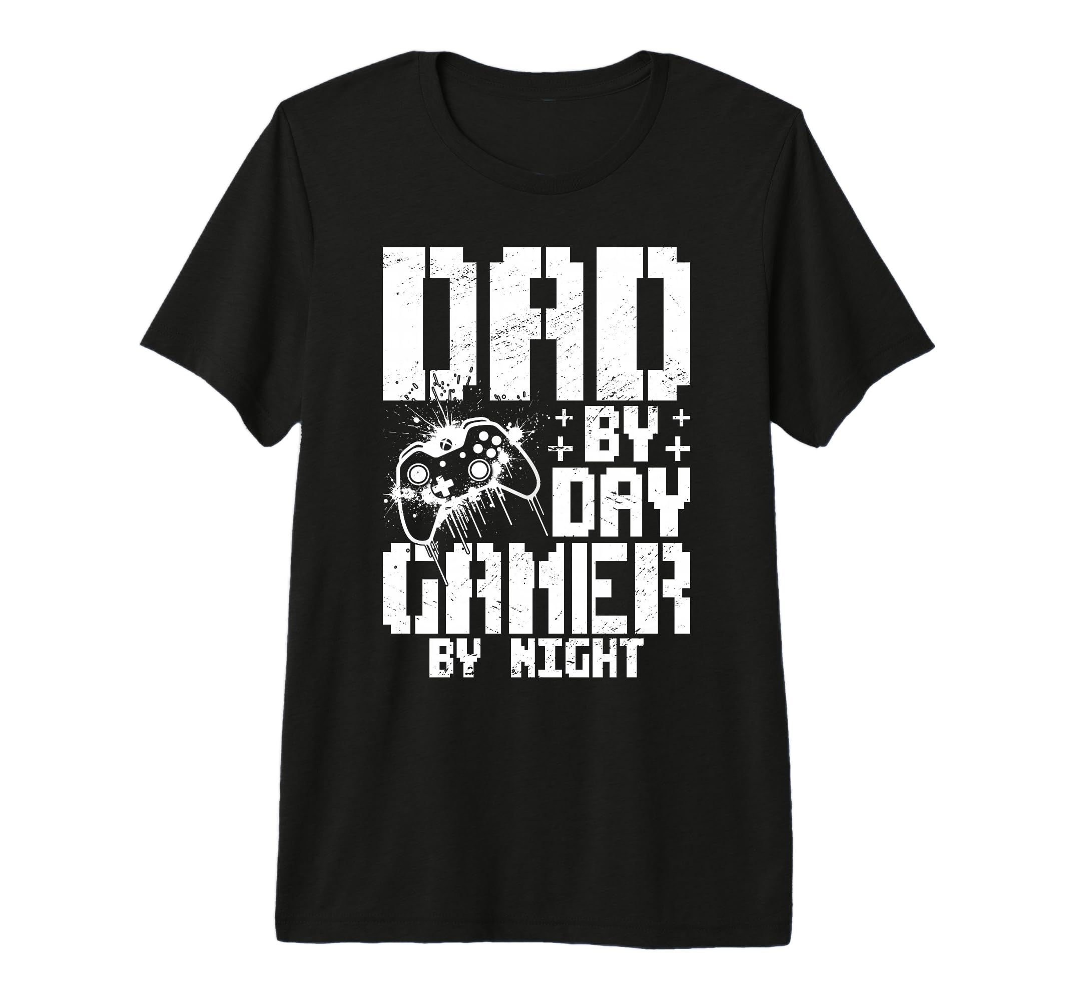 Dad Day Gamer Night Fun Tri Blend T-Shirt - Graphic Print Unisex - T-Shirt, Sweatshirt, Hoodie