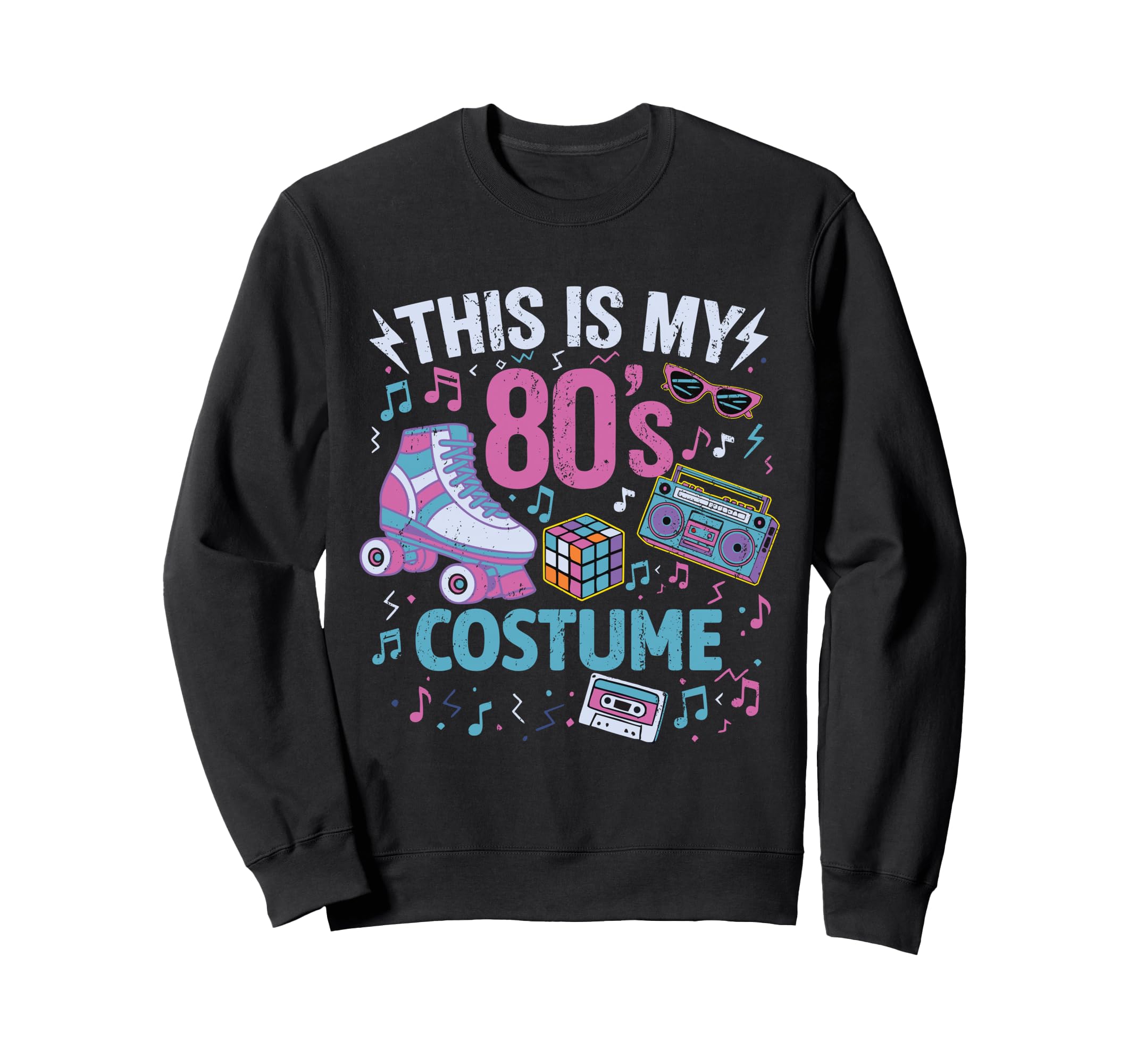 Roller Skates This Is My 80S Sweatshirt - Fun Novelty Design Unisex - T-Shirt, Sweatshirt, Hoodie