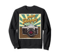 Nostalgia Analog Photography Camera Sweatshirt - Minimalist Print Unisex - T-Shirt, Sweatshirt, Hoodie