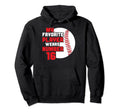 Baseball Mom Dad Favorite Baseball Hoodie - Unique Graphic Men Women - T-Shirt, Sweatshirt, Hoodie
