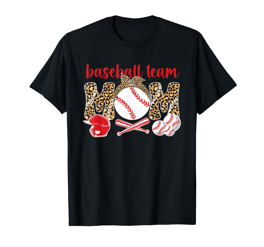 Baseball Team Mom Baseball Team Mama T-Shirt - Minimalist Print Unisex - T-Shirt, Sweatshirt, Hoodie