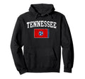 Tennessee State Flag Distressed Fade Hoodie - Unique Graphic Unisex - T-Shirt, Sweatshirt, Hoodie