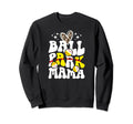 Ballpark Mama Groovy Softball Sweatshirt - Custom Art Print Men Women - T-Shirt, Sweatshirt, Hoodie